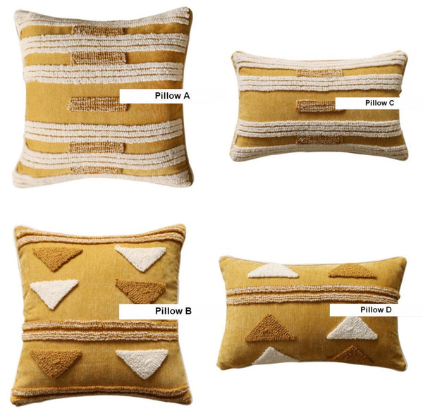 Decorative Modern Pillows for Couch, Decorative Pillows for Living Room, Modern Square Sofa Pillows Covers, Modern Sofa Cushion-artworkcanvas