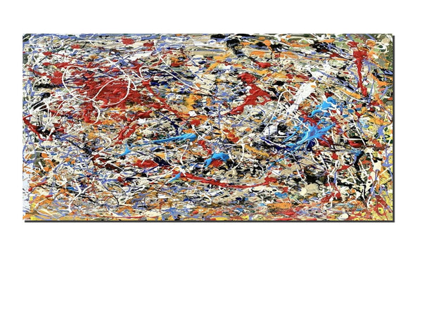 Colorful Contemporary Canvas Artwork, Modern Art Paintings for Dining Room, Abstract Wall Art Paintings, Large Acrylic Paintings on Canvas, Hand Painted Wall Art Paintings-artworkcanvas