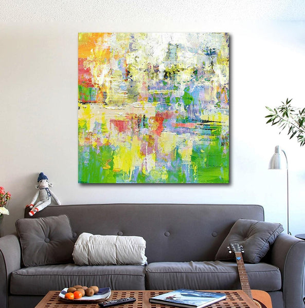 Simple Modern Art, Abstract Paintings for Living Room, Simple Abstract Art, Hand Painted Canvas Painting, Bedroom Wall Art Ideas, Large Acrylic Paintings-artworkcanvas