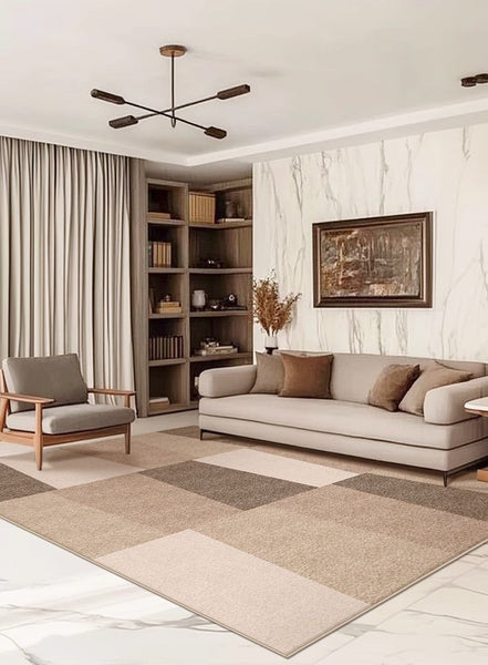 Extra Large Modern Floor Carpets for Office, Modern Area Rug for Living Room, Contemporary Rugs for Dining Room, Bedroom Floor Rugs-artworkcanvas