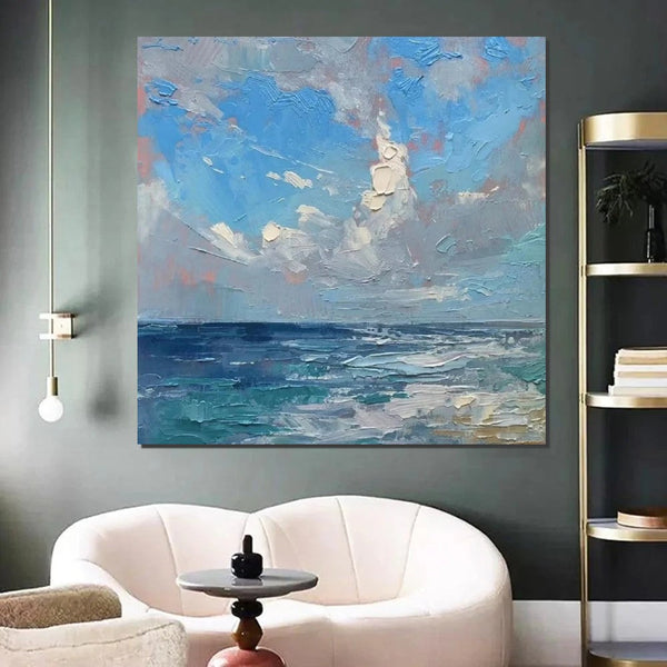 Abstract Landscape Canvas Painting for Living Room, Modern Wall Art Painting, Contemporary Abstract Artwork, Heavy Texture Paintings for Interior Design-artworkcanvas