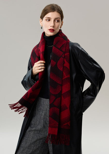 Fashion Designer Scarf, Soft Cashmere Scarf for Women, Cold Weather Scarf, Elegant Scarf, Holiday Women Scarf, Modern Wool Scarf, Warm Winter Scarf-artworkcanvas