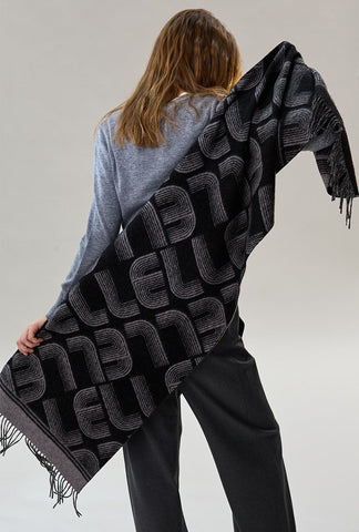 Soft Cashmere Scarf for Women, Cold Weather Scarf, Fashion Designer Scarf, Elegant Scarf, Holiday Women Scarf, Modern Wool Scarf, Warm Winter Scarf-artworkcanvas