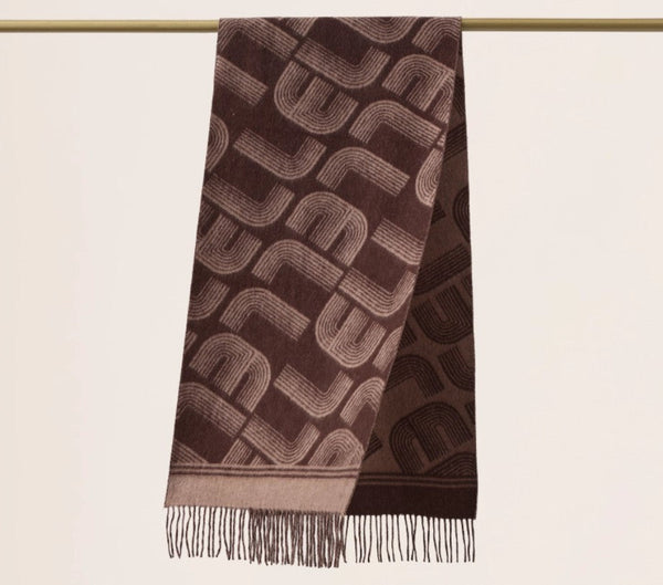 Cold Weather Scarf, Fashion Designer Scarf, Elegant Scarf, Holiday Women Scarf, Modern Wool Scarf, Warm Winter Scarf, Soft Cashmere Scarf for Women-artworkcanvas