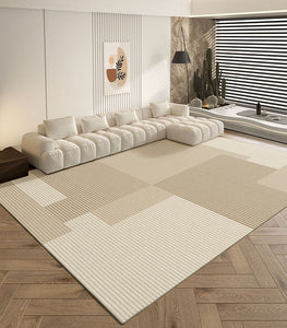 Geometric Contemporary Rugs Next to Bed, Modern Carpets for Dining Room, Large Modern Rugs for Living Room, Contemporary Modern Rugs for Sale-artworkcanvas