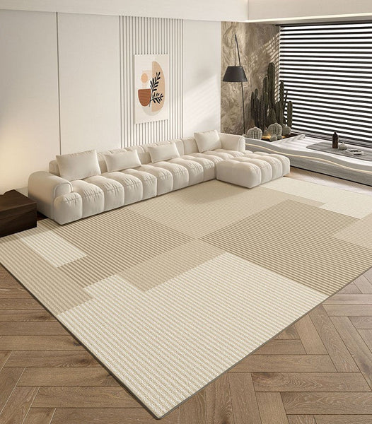 Geometric Contemporary Rugs Next to Bed, Modern Carpets for Dining Room, Large Modern Rugs for Living Room, Contemporary Modern Rugs for Sale-artworkcanvas