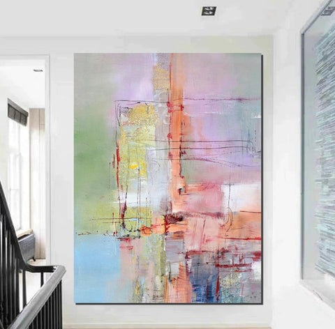 Abstract Acrylic Paintings for Living Room, Buy Paintings Online, Contemporary Canvas Wall Art, Modern Contemporary Artwork
