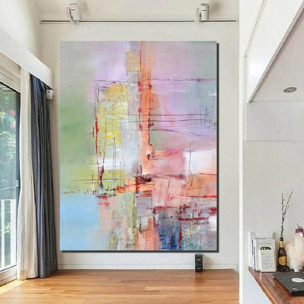Abstract Acrylic Paintings for Living Room, Buy Paintings Online, Contemporary Canvas Wall Art, Modern Contemporary Artwork-artworkcanvas
