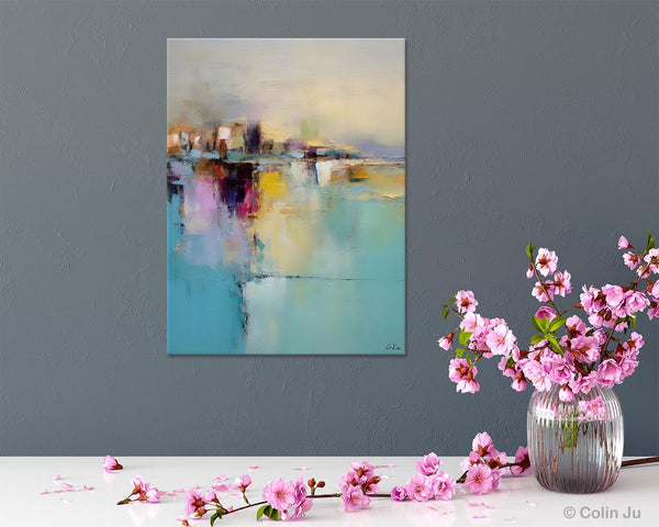 Oversized Contemporary Acrylic Paintings, Modern Abstract Paintings, Extra Large Canvas Painting for Living Room, Original Canvas Wall Art-artworkcanvas