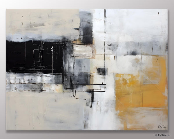 Modern Abstract Art Paintings, Extra Large Canvas Painting for Bedroom, Original Canvas Wall Art, Oversized Contemporary Acrylic Paintings-artworkcanvas