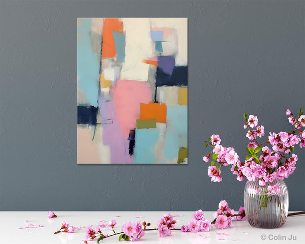 Modern Paintings, Large Contemporary Wall Art, Acrylic Painting on Canvas, Extra Large Paintings for Dining Room, Original Abstract Painting-artworkcanvas