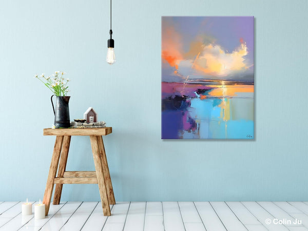 Original Landscape Paintings, Modern Paintings, Large Contemporary Wall Art, Acrylic Painting on Canvas, Extra Large Paintings for Bedroom