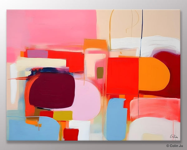 Extra Large Canvas Paintings, Original Abstract Art, Modern Wall Art Ideas for Dining Room, Impasto Painting, Contemporary Acrylic Paintings-artworkcanvas