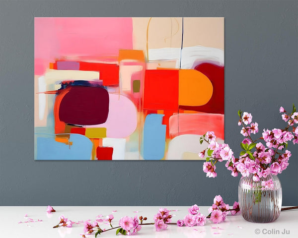Extra Large Canvas Paintings, Original Abstract Art, Modern Wall Art Ideas for Dining Room, Impasto Painting, Contemporary Acrylic Paintings-artworkcanvas