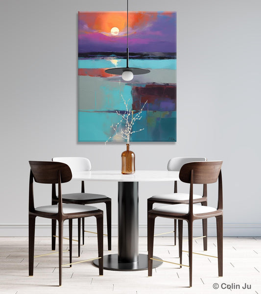 Extra Large Painting on Canvas, Oversized Contemporary Acrylic Painting, Extra Large Canvas Painting for Bedroom, Original Abstract Painting-artworkcanvas