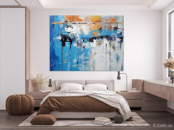 Oversized Canvas Paintings, Original Abstract Art, Modern Wall Art Ideas for Living Room, Palette Knife Painting, Contemporary Acrylic Art-artworkcanvas