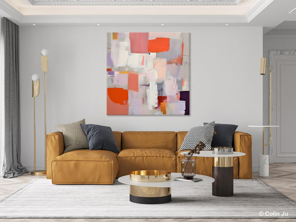 Modern Acrylic Artwork, Original Abstract Wall Art, Contemporary Canvas Art, Hand Painted Canvas Art, Large Abstract Painting for Bedroom-artworkcanvas