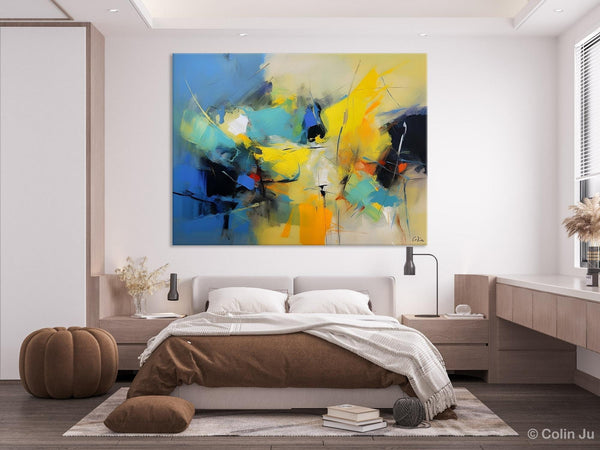 Hand Painted Canvas Art, Contemporary Acrylic Art, Oversized Canvas Paintings, Original Abstract Art, Huge Wall Art Ideas for Living Room-artworkcanvas