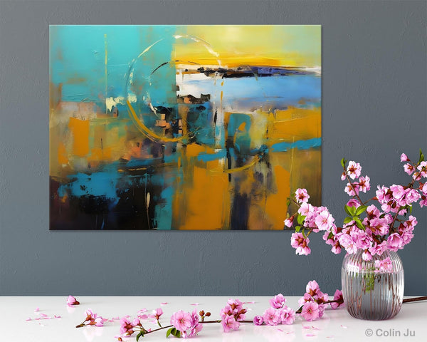 Oversized Canvas Paintings, Original Abstract Art, Hand Painted Canvas Art, Contemporary Acrylic Art, Huge Wall Art Ideas for Living Room-artworkcanvas