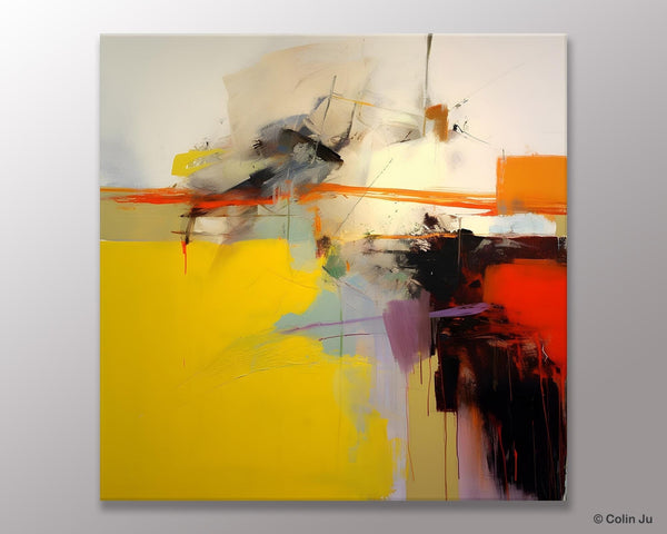 Modern Canvas Art Paintings, Contemporary Canvas Art, Original Modern Wall Art, Modern Acrylic Artwork, Large Abstract Paintings for Bedroom-artworkcanvas
