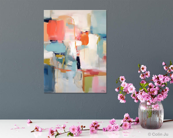 Large Wall Art Painting for Bedroom, Original Canvas Art, Contemporary Acrylic Painting on Canvas, Oversized Modern Abstract Wall Paintings-artworkcanvas