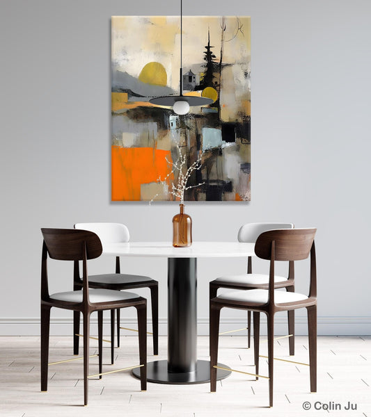 Original Canvas Art, Contemporary Acrylic Painting on Canvas, Large Wall Art Painting for Bedroom, Oversized Modern Abstract Wall Paintings-artworkcanvas