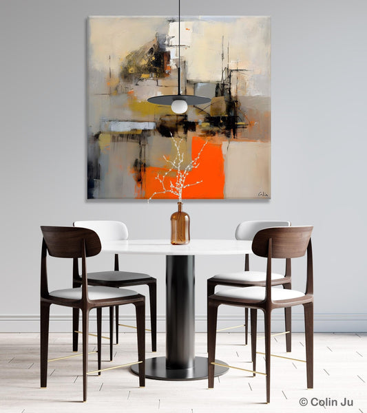 Large Abstract Art for Bedroom, Original Abstract Wall Art, Simple Modern Acrylic Artwork, Modern Canvas Paintings, Contemporary Canvas Art-artworkcanvas