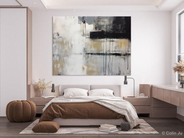 Hand Painted Original Canvas Art, Contemporary Acrylic Paintings, Large Wall Art Painting for Bedroom, Oversized Modern Abstract Paintings-artworkcanvas