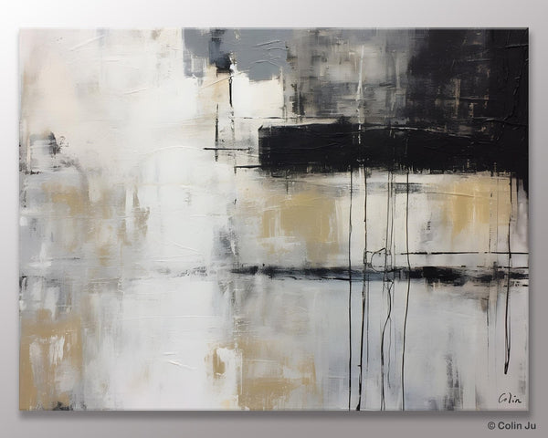 Hand Painted Original Canvas Art, Contemporary Acrylic Paintings, Large Wall Art Painting for Bedroom, Oversized Modern Abstract Paintings-artworkcanvas