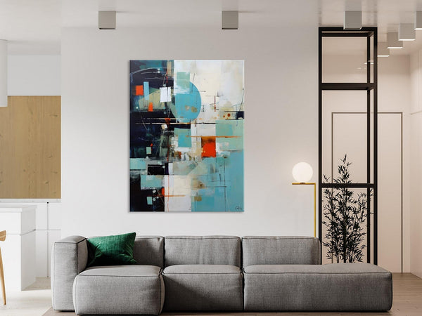 Contemporary Acrylic Painting on Canvas, Large Wall Art Painting for Bedroom, Original Canvas Art, Oversized Modern Abstract Wall Paintings-artworkcanvas