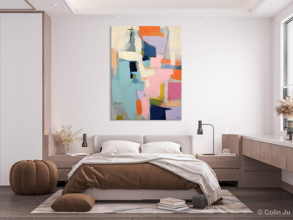 Large Wall Art Painting for Bedroom, Original Canvas Art, Contemporary Acrylic Painting on Canvas, Oversized Modern Abstract Wall Paintings-artworkcanvas