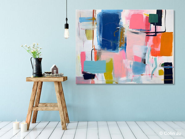Large Wall Art Painting for Bedroom, Original Canvas Art, Oversized Modern Abstract Wall Paintings, Contemporary Acrylic Painting on Canvas-artworkcanvas