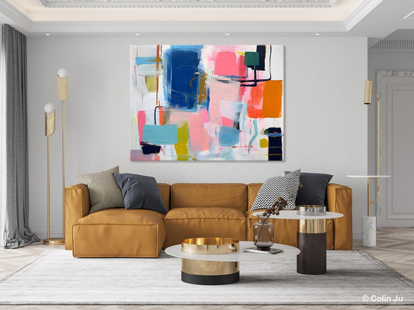 Large Wall Art Painting for Bedroom, Original Canvas Art, Oversized Modern Abstract Wall Paintings, Contemporary Acrylic Painting on Canvas-artworkcanvas