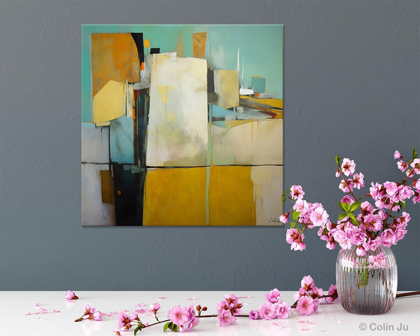 Modern Canvas Paintings, Contemporary Canvas Art, Original Modern Wall Art, Modern Acrylic Artwork, Large Abstract Painting for Bedroom-artworkcanvas