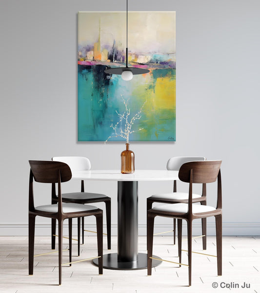 Large Wall Art Painting for Dining Room, Oversized Abstract Art Paintings,Original Canvas Artwork, Contemporary Acrylic Painting on Canvas-artworkcanvas