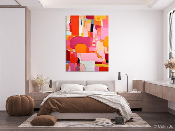 Large Modern Canvas Artwork, Original Wall Art Paintings, Large Paintings for Bedroom, Hand Painted Canvas Art, Acrylic Painting on Canvas-artworkcanvas