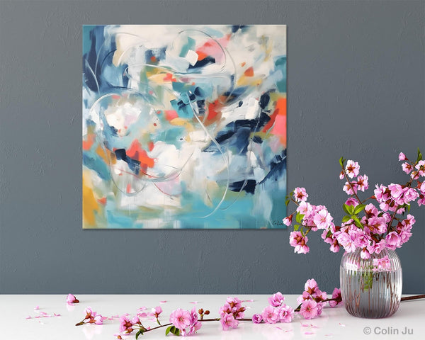 Modern Acrylic Art, Modern Original Abstract Art, Large Abstract Art for Bedroom, Simple Canvas Paintings for Sale, Contemporary Canvas Art-artworkcanvas
