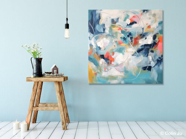 Modern Acrylic Art, Modern Original Abstract Art, Large Abstract Art for Bedroom, Simple Canvas Paintings for Sale, Contemporary Canvas Art-artworkcanvas