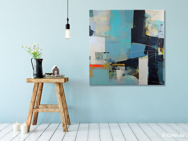 Original Abstract Wall Art, Contemporary Canvas Art, Simple Canvas Paintings, Large Abstract Art for Bedroom, Modern Acrylic Art for Sale-artworkcanvas