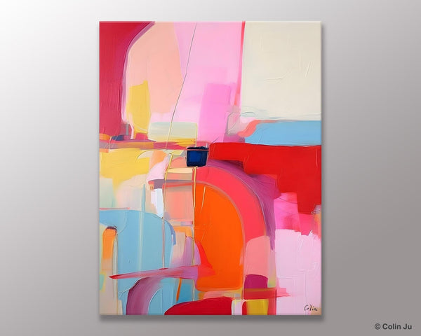 Contemporary Abstract Paintings on Canvas, Oversized Abstract Wall Art Paintings, Large Wall Paintings for Bedroom, Original Abstract Art-artworkcanvas