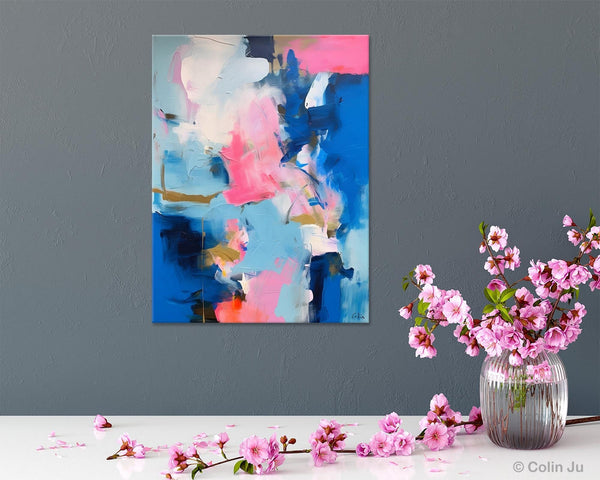 Large Abstract Painting for Bedroom, Oversized Canvas Wall Art Paintings, Original Modern Artwork, Contemporary Acrylic Painting on Canvas-artworkcanvas