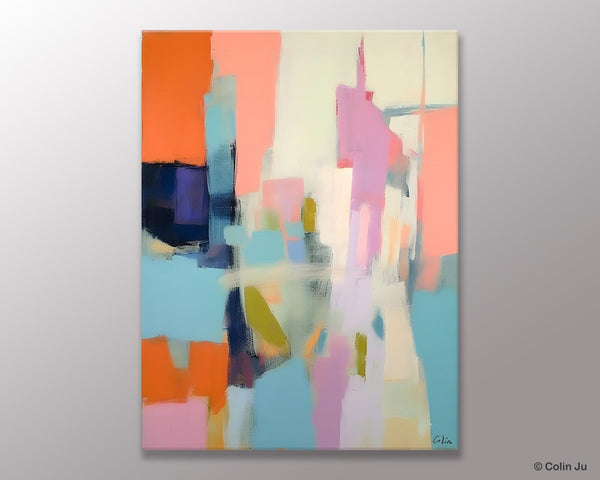 Large Modern Canvas Art for Bedroom, Original Wall Art Paintings, Large Paintings for Sale, Hand Painted Canvas Art, Acrylic Art on Canvas-artworkcanvas
