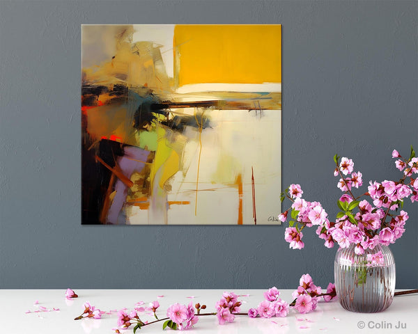 Large Abstract Art for Bedroom, Modern Acrylic Art, Modern Original Abstract Art, Simple Canvas Paintings for Sale, Contemporary Canvas Art-artworkcanvas