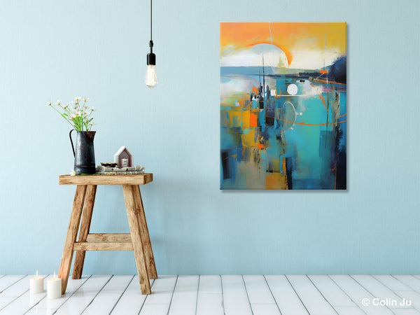 Extra Large Modern Canvas Art for Bedroom, Original Art Paintings, Large Paintings for Sale, Hand Painted Canvas Art, Acrylic Art on Canvas-artworkcanvas