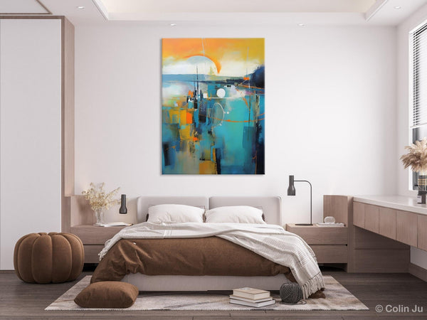 Extra Large Modern Canvas Art for Bedroom, Original Art Paintings, Large Paintings for Sale, Hand Painted Canvas Art, Acrylic Art on Canvas-artworkcanvas