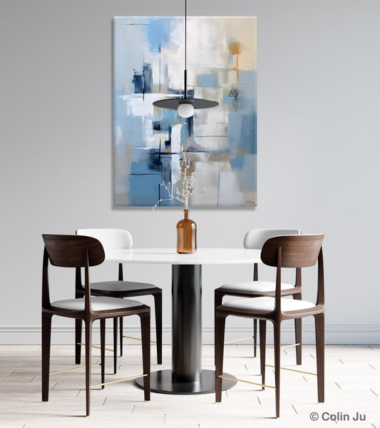 Hand Painted Acrylic Painting on Canvas, Large Modern Canvas Art, Original Abstract Art Paintings, Large Wall Art Painting for Dining Room-artworkcanvas