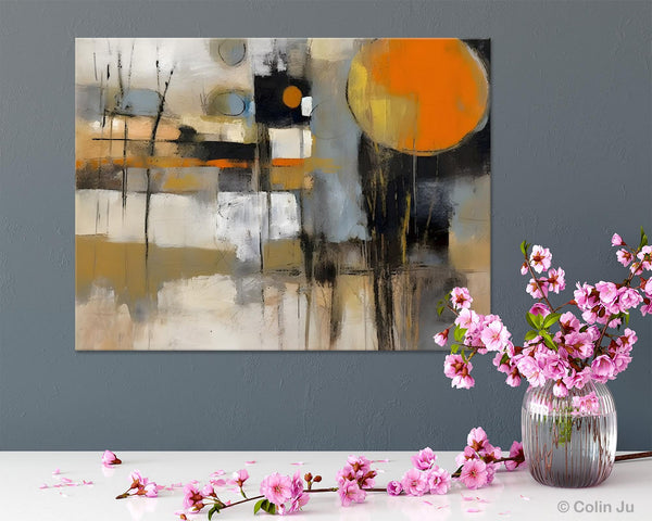 Large Wall Art Painting for Bedroom, Oversized Abstract Wall Art Paintings, Original Modern Artwork, Contemporary Acrylic Painting on Canvas-artworkcanvas