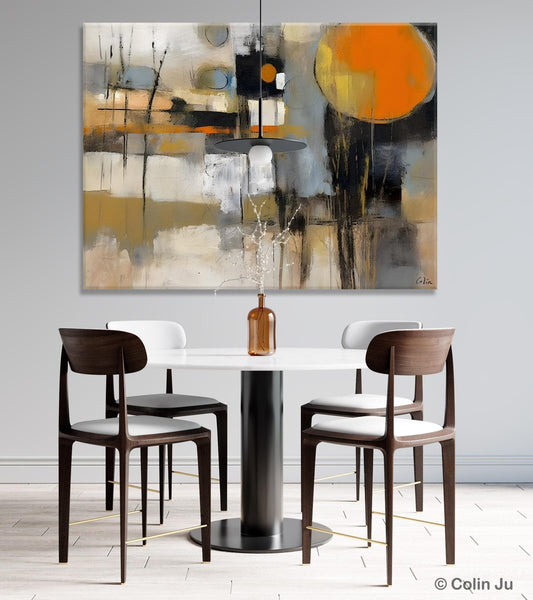 Large Wall Art Painting for Bedroom, Oversized Abstract Wall Art Paintings, Original Modern Artwork, Contemporary Acrylic Painting on Canvas-artworkcanvas