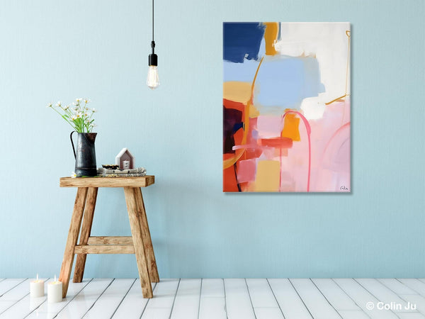 Contemporary Acrylic Painting on Canvas, Large Wall Art Painting for Bedroom, Original Canvas Art, Oversized Modern Abstract Wall Paintings-artworkcanvas