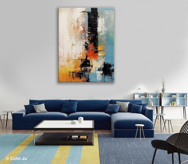 Contemporary Wall Art Paintings, Hand Painted Canvas Art, Original Abstract Art, Modern Acrylic Paintings, Large Paintings for Living Room